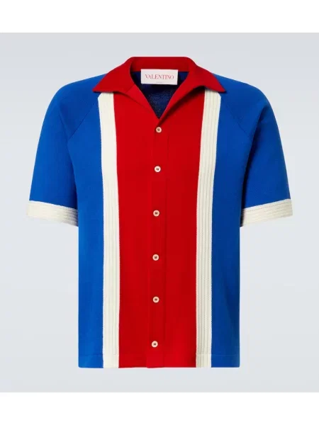 Pulover Valentino cu dungi albastru