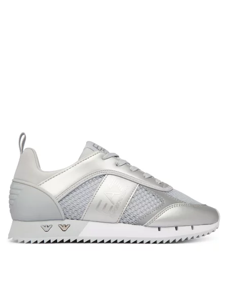 Emporio Armani Sneakers Argintiu