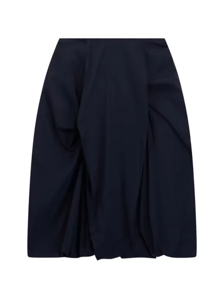 Fustă midi Liviana Conti până la genunchi albastru