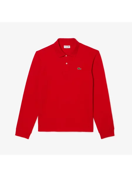 Поло Lacoste красное