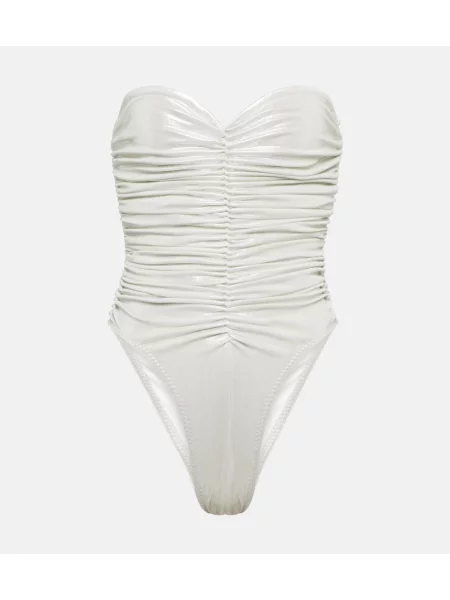 Strój kąpielowy Norma Kamali srebrny