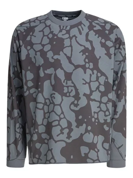 Tricou Goldwin cu imagine cu imprimeu abstract gri