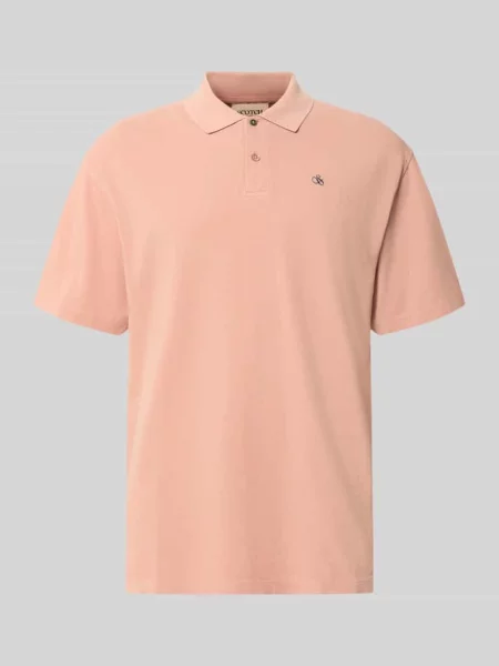 Koszulka polo o kroju relaxed fit z wyhaftowanym logo Scotch & Soda