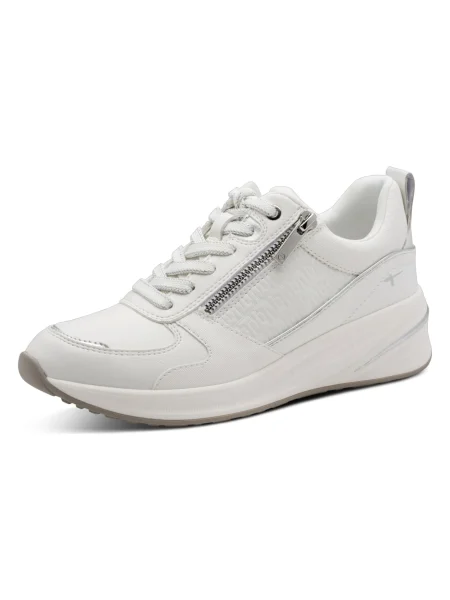 Tamaris Tenisky stříbrně šedá bílá