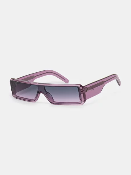 Rick Owens DRKSHDW okulary przeciwsłoneczne Gethshades fioletowe