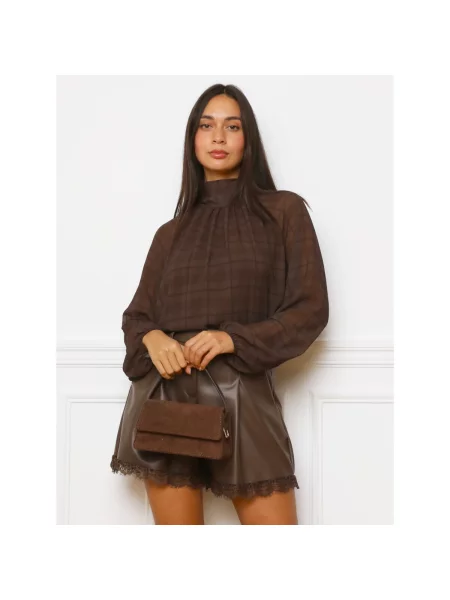 Bluza La Modeuse smeđa