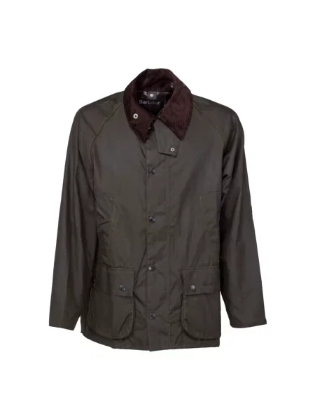 Lniana lekka kurtka Barbour zielona
