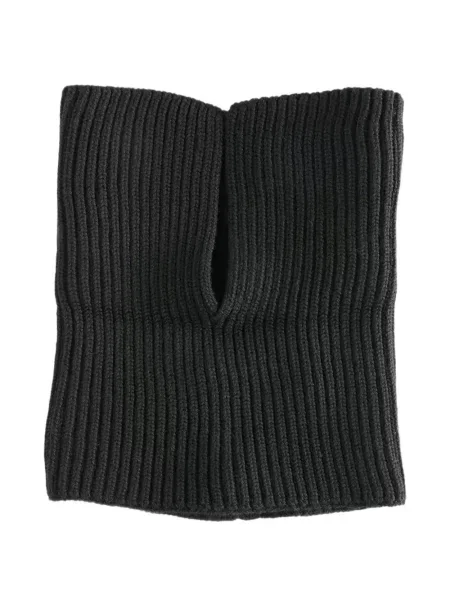 Fular Marni cu nervuri negru