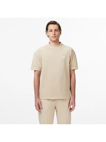 Lacoste T-Shirt O Luźnym Kroju pomarańczowy