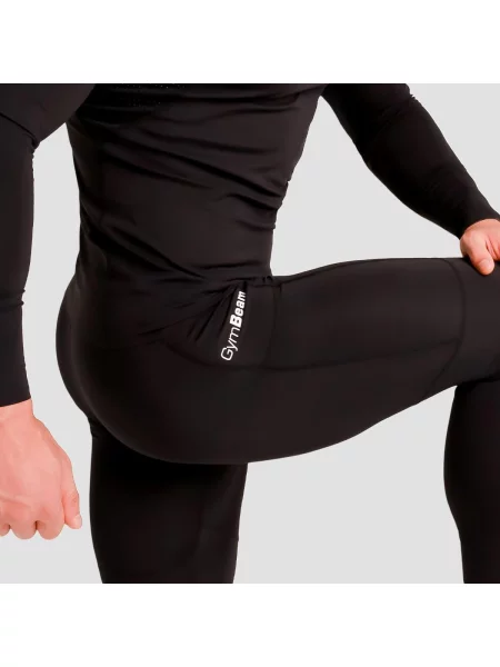 Legginsy fitness kompresyjne High czarne