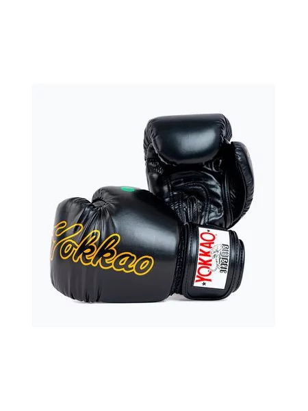 Рукавиці боксерські YOKKAO Wax black чорні