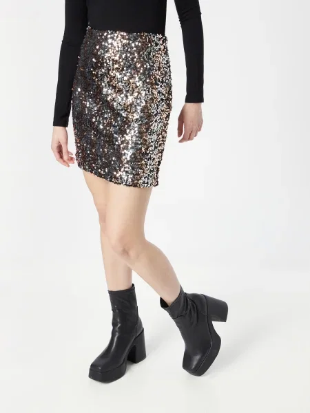 Dorothy Perkins Szoknyák bronz / fekete / ezüst