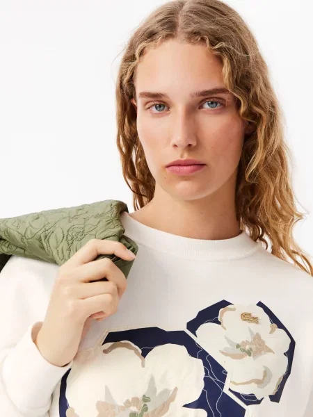 Свитшот Lacoste белый