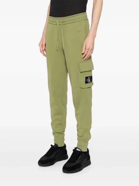Pantaloni sport Calvin Klein verde