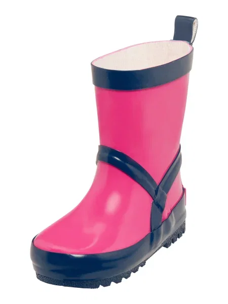 PLAYSHOES Cizme de cauciuc marin / roz albastru