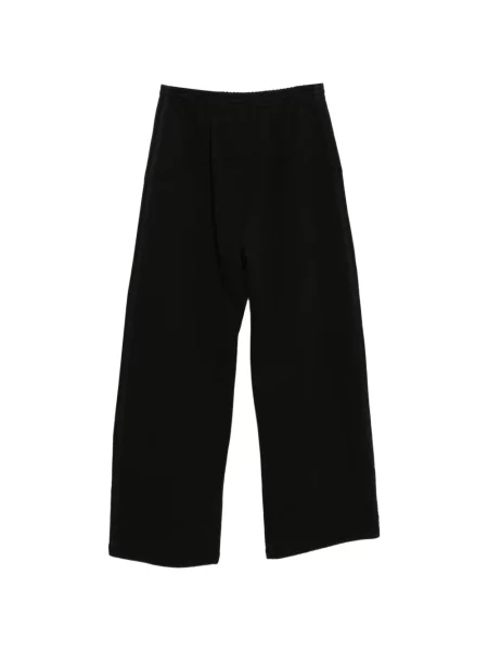 Pantaloni We11done cu autograf negru