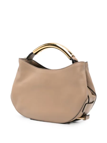 Geantă shopper Moschino maro