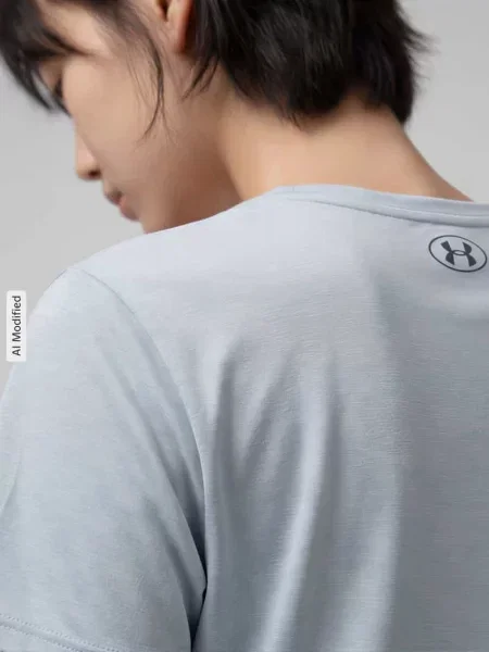 T-shirt sportowy o kroju regular fit z nadrukiem z logo model Tech SSV- Twist' Under Armour
