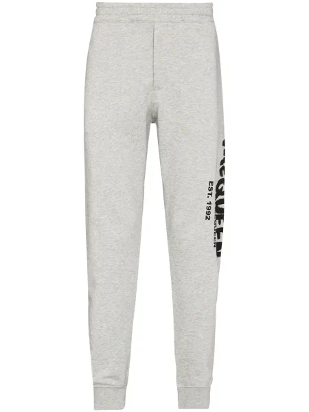 Pantaloni Alexander Mcqueen cu imagine gri