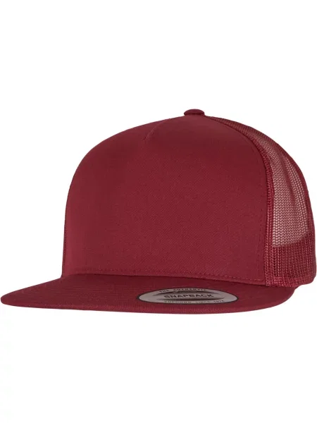 Flexfit Șapcă Classic roşu închis / negru alb