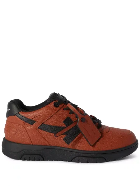 Sneakerși Off-white business alb