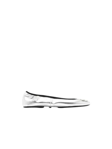 Balerinki Tory Burch szare