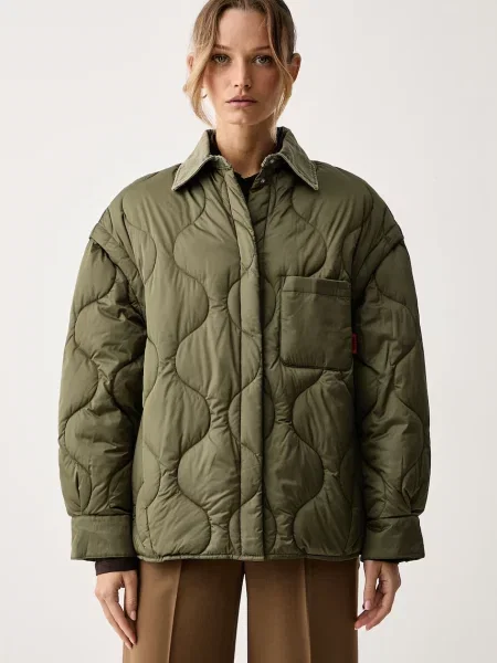 MAX&Co. Geacă 2 în 1 Mcogiugno | Relaxed fit verde