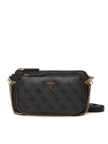 GUESS Geantă de umăr ANADELA / închis maro