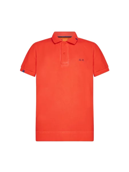 Koszulka polo Sun68 czerwona