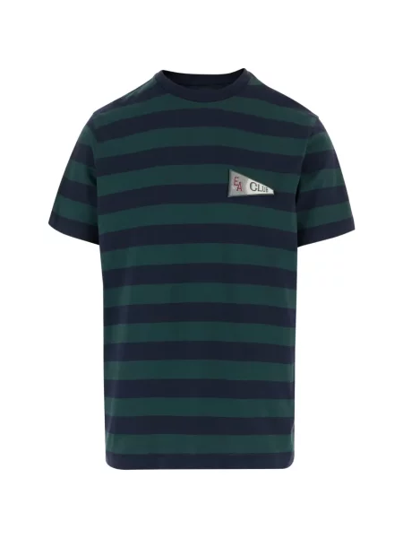 Tricou Emporio Armani cu dungi albastru