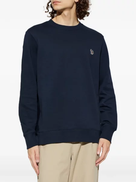 Hanorac Ps Paul Smith cu model zebră albastru