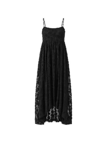 Rochie Meimeij cu model floral negru