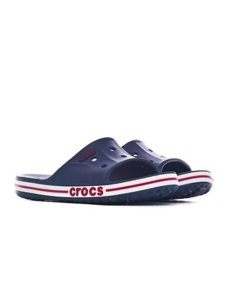 Klapki Crocs Bayaband Slide niebieskie