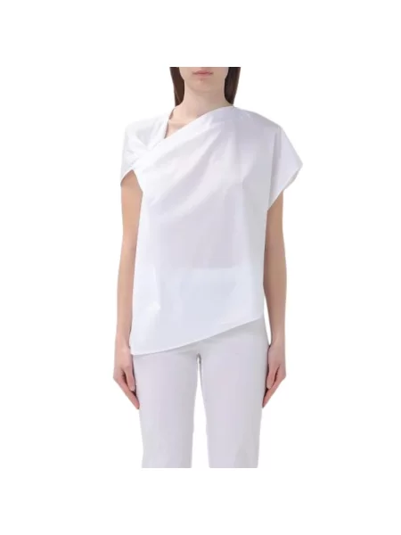 Bluzka Liviana Conti asymetryczna biała