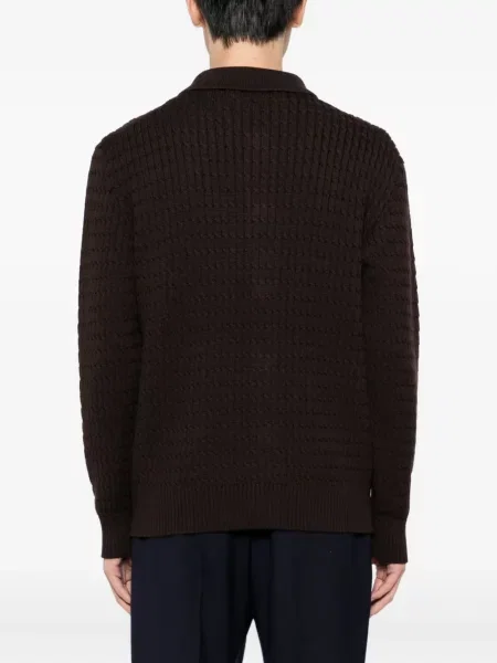 Cardigan Tagliatore maro
