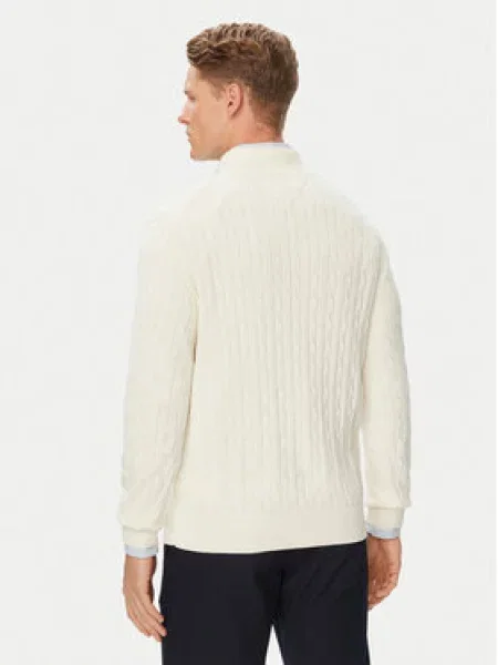 Tommy Hilfiger Pulover Classic Kremna bež