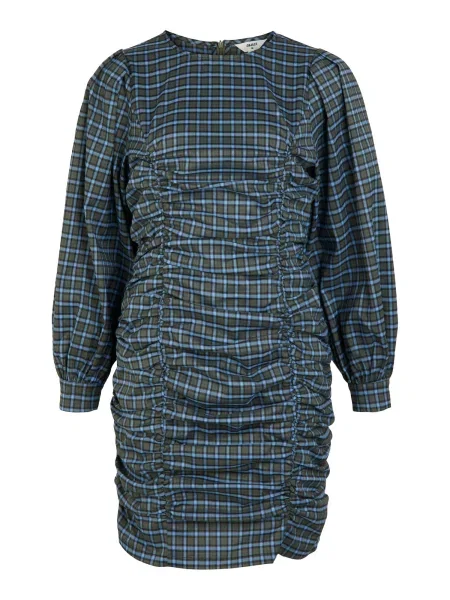 OBJECT Rochie kaki noapte albastru