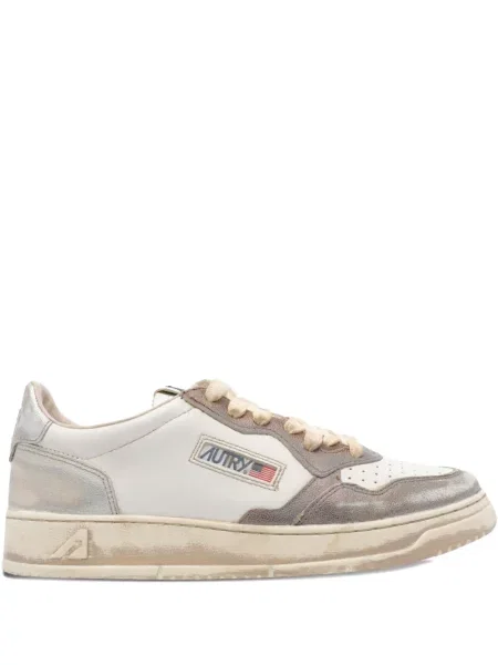 Sneakerși Autry din piele alb