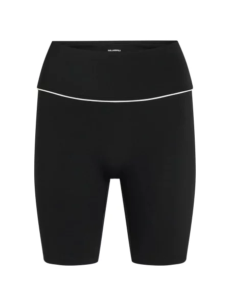 Karl Lagerfeld Pantaloni Athleisure negru alb