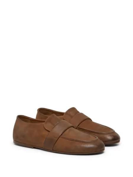 Pantofi loafer Marsell din piele maro