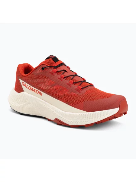 Încălțăminte de alergare pentru bărbați Salomon Pulsar fiery red/vanilla ice/black negru