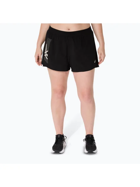 Pantaloni scurți de alergare pentru femei ASICS Icon performance black negru