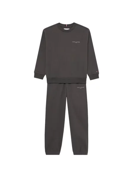 Komplet dresowy dziecięcy Tommy Hilfiger szary