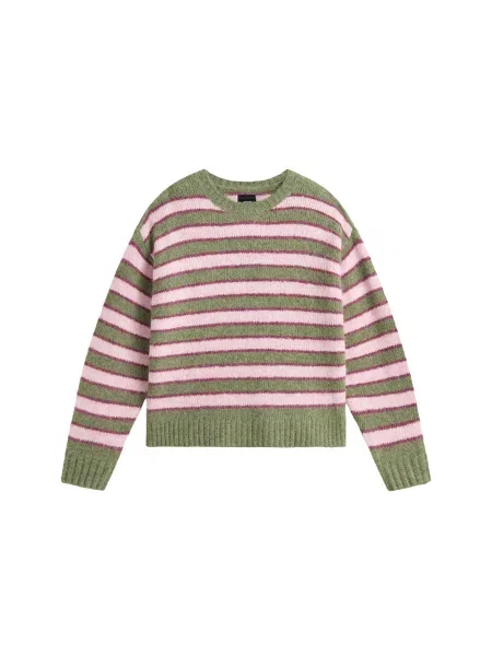 VANS Pulover ROLLINS oliv / magenta / pal roz