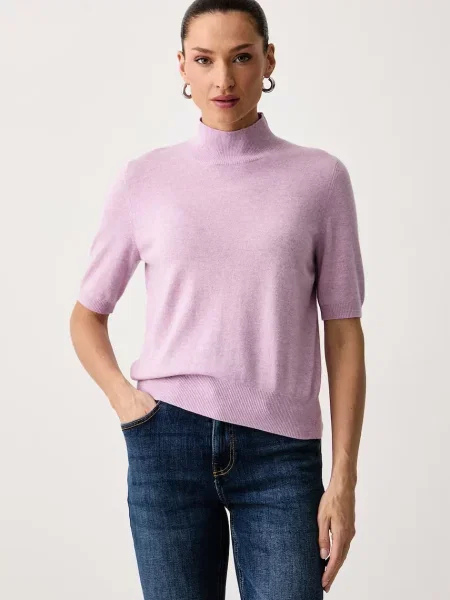 United Colors of Benetton pulover kratkih rukava za žene s vunom