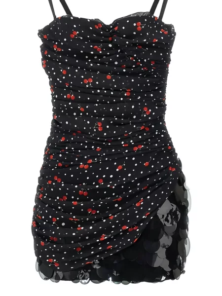 Rochie Des Phemmes cu buline de costum negru