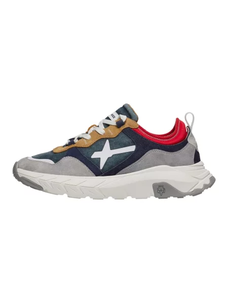 Sneakersy W6yz zamszowe niebieskie