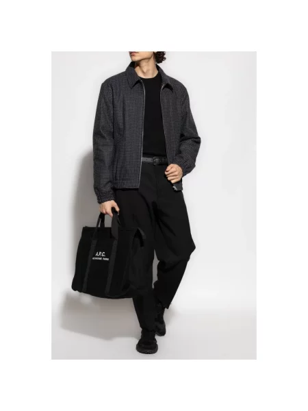 A.P.C. sweter wełniany Pull Edward czarny