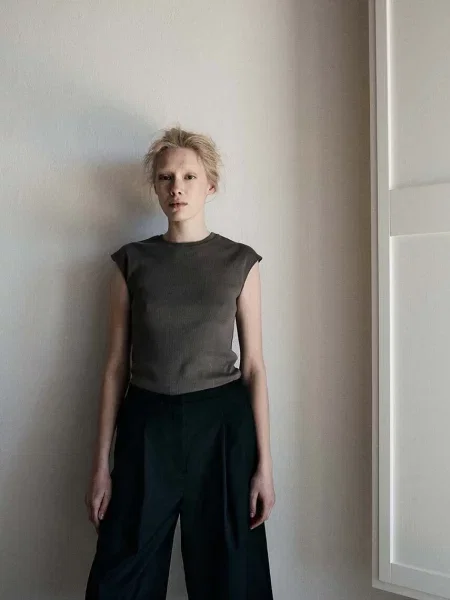 Топ MUUV. TETE TETE зелений