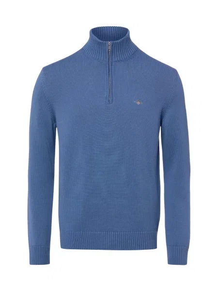 Gant sweter bez rękawów z dzianiny Mężczyźni M niebieski